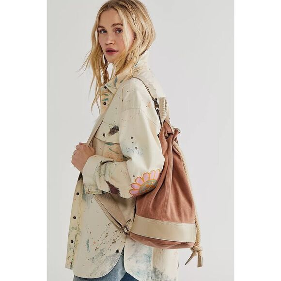 New Free People Varsity Suede Sling - Picture 1 of 6